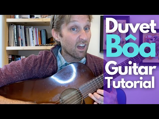 Duvet (SOLO and chords) - Bôa Guitar Tutorial
