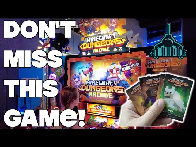 BRAND NEW Minecraft Dungeons Arcade Game! This Game Is AWESOME!