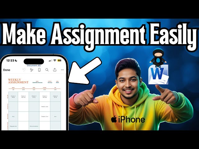 How To Make Assignment In MS Word In Mobile Phone - Step-by-Step Guide