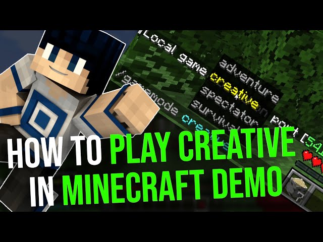 How To Go In Creative Mode In Minecraft Java Edition Demo (2025)