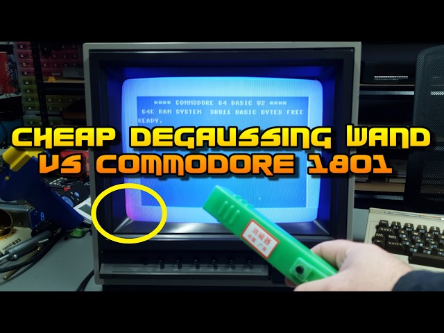 CRT degaussing wand - it works, but it didn't work
