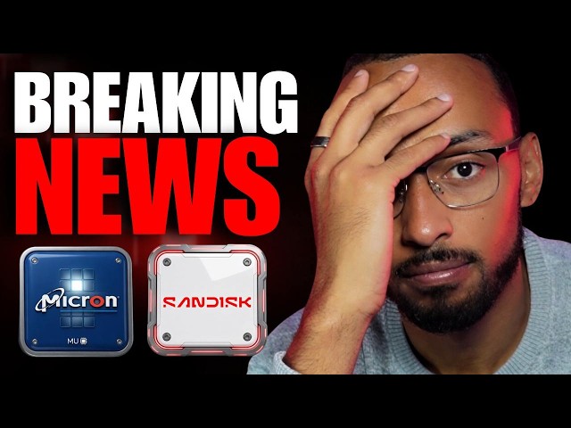 Micron & Sandisk Dump After Breaking News (Here's The Gameplan)
