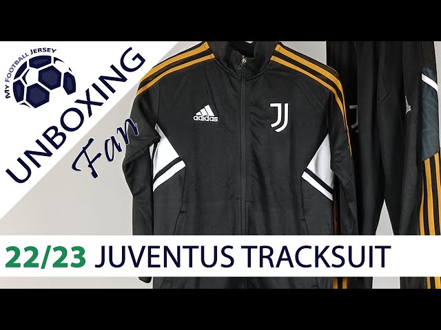 Juventus Black Tracksuit 22/23 (JJSport24) Fan Version Unboxing Review