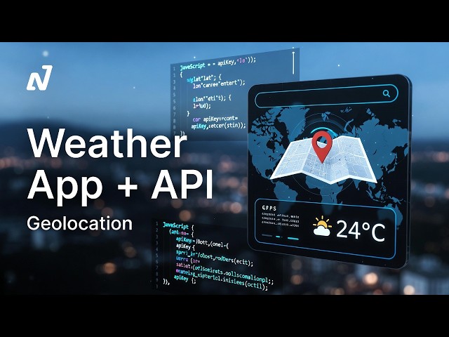 Weather App with JavaScript & OpenMeteo API | HTML CSS JS | 30 Projects