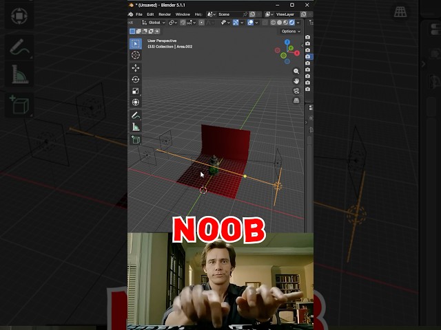 Blender Lighting Made EASY | Noob vs PRO | #blender #blendertutorial #3dmodeling #tutorial #cgi