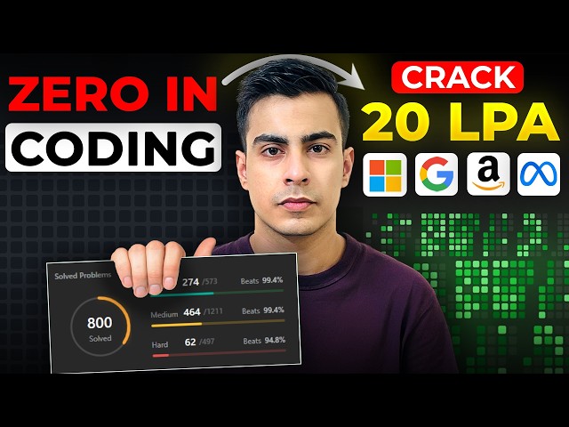 How I’d Learn Coding in 2026 to Crack Software Engineering Jobs!