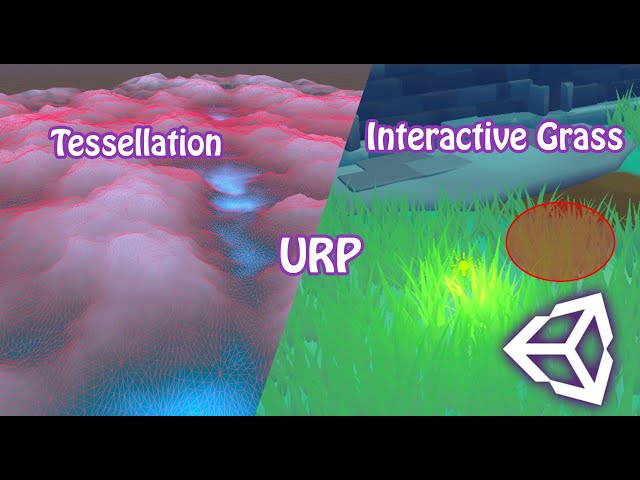 Unity URP | Tessellation + Interactive Grass