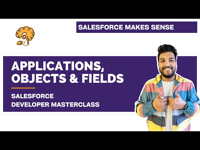 Applications, Objects & Attributes | Chapter 8 | Salesforce Developer Masterclass
