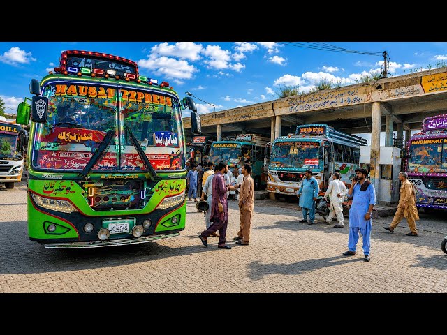 Unseen Life in Lahore Local Bus Stand in 2026 | 4K Travel Experience |