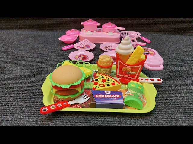 7 Minutes Satisfying with Unboxing Barbie Kitchen & Mc D Collection Set Review | ASMR
