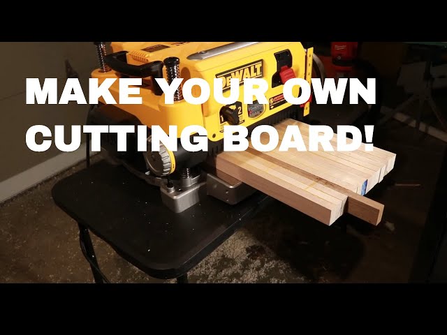 how to make a cutting board from wood. Super Easy!!
