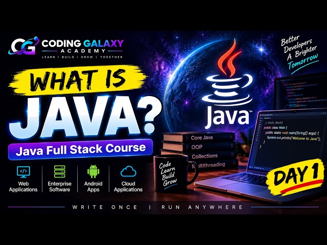 What is Java? | Java Full Stack Course Day 1 | Beginner Friendly Tutorial