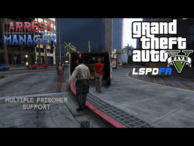 Arrest Manager Feature Showcase | GTAV LSPDFR | Albo1125