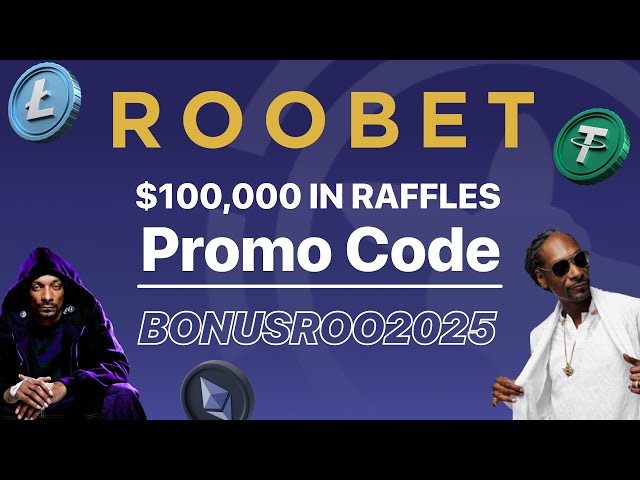 Roobet Promo Code "BONUSROO2025" — Join $100,000 Raffles + Daily Cashback & VIP Rewards