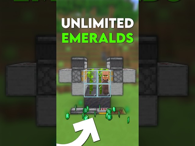 Minecraft Easy Emerald Farm! #minecraft