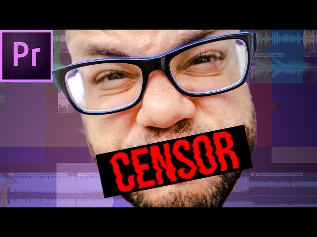 How To Censor Beep Audio - Premiere Pro Tutorial
