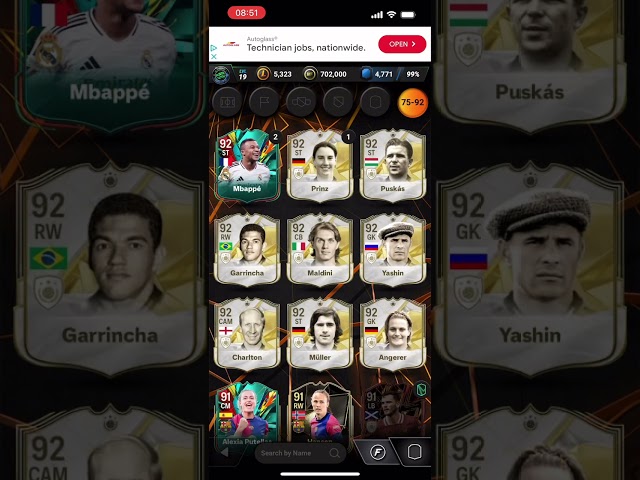 I opened Draft Puzzles Packs on MADFUT 25