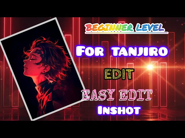 How I Make INSANE tanjiro Anime Edits  on InShot! 🔥 (Step-by-Step Tutorial) 
