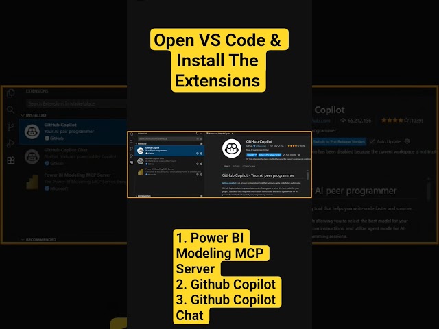 Getting Started With Power BI Modeling MCP Server & VS Code #powerbi #powerbitutorial #mcp #vscode