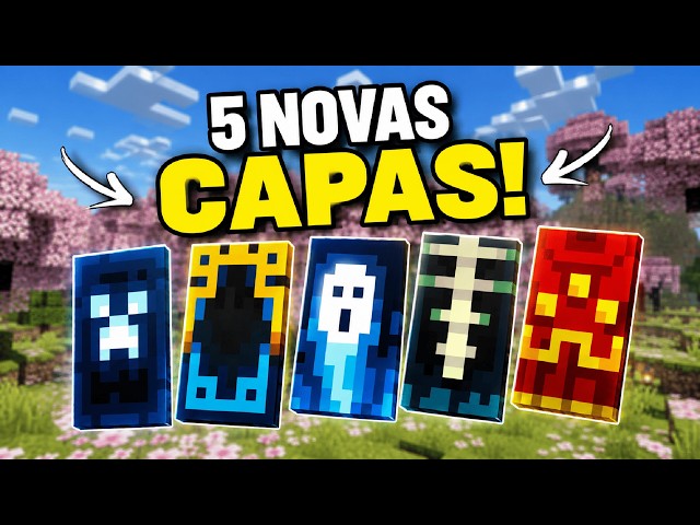 5 NEW CAPES for Minecraft - How to Get THEM ALL | 2 for Java and Bedrock Edition (2026)
