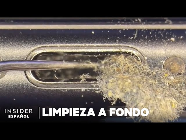 Cómo se limpian las aberturas de un iPhone | Limpieza a fondo | Insider Español