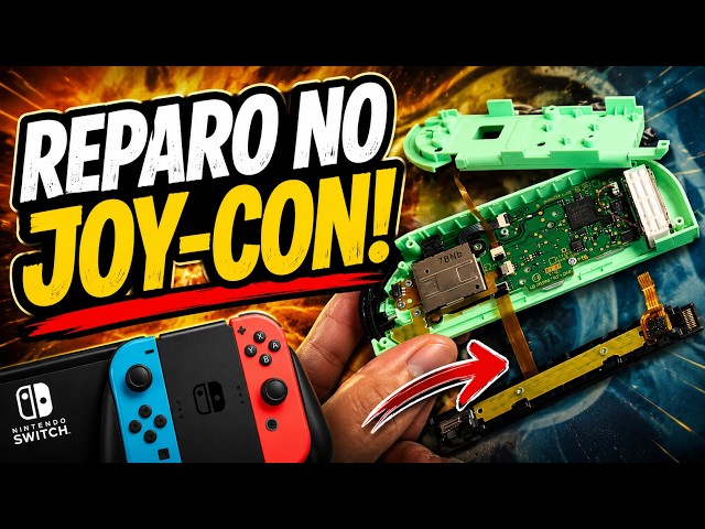 Aprenda a Trocar os Botões SL/SR e LEDs do Joy-Con do Nintendo Switch!