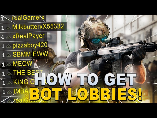 HOW TO GET BOT LOBBIES in MW4! (EASY Reverse Boost Method)