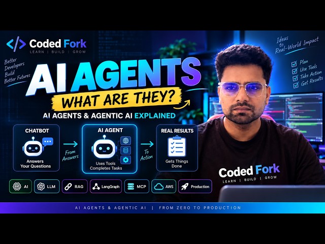 1. AI Agents & Agentic AI Explained | What Are AI Agents? | Beginner to Production