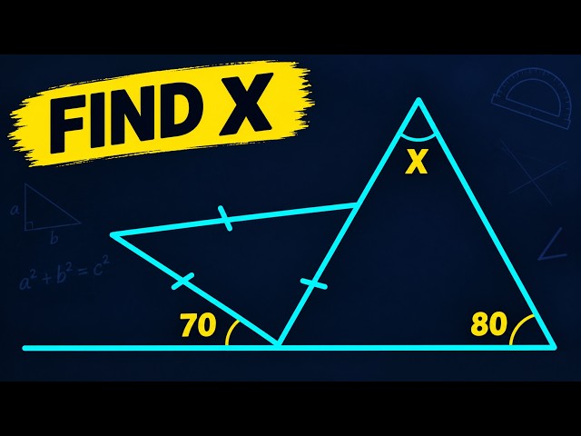 Can You Solve This Geometry Puzzle? | Find x