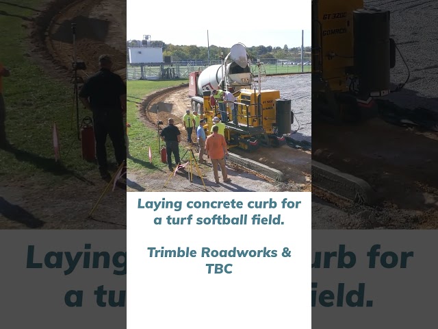 Stringless Curbing with Trimble Roadworks