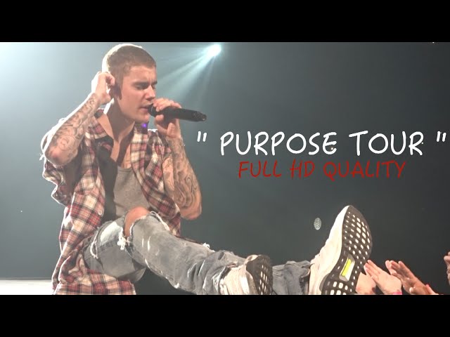Justin Bieber 40min HD Concert Montage- Front Row - Purpose Tour - Bell Center (Montreal)-  VLOG #2