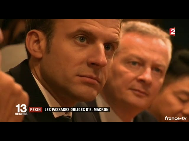 President Macron meets AZIUGO's CEO Karim Fahssis (Beijing, 09.01.18) [FRENCH]