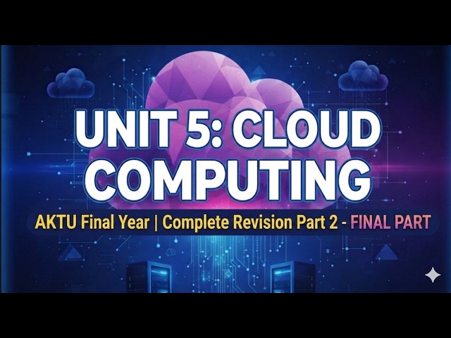 Cloud Computing Unit 5 Part 2 🔥 | Hadoop + MapReduce + GAE | Most Important Topics