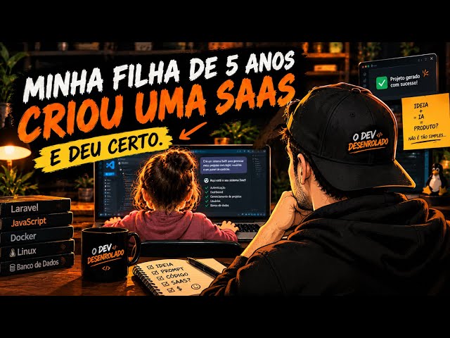 Minha filha construiu um SAAS! E deu certo.