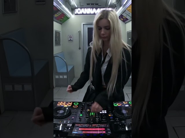 techno on the subway train