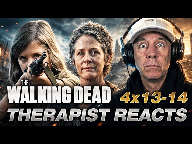 The Walking Dead S4 Ep 13-14 | First Time Watching | Therapist REACTS