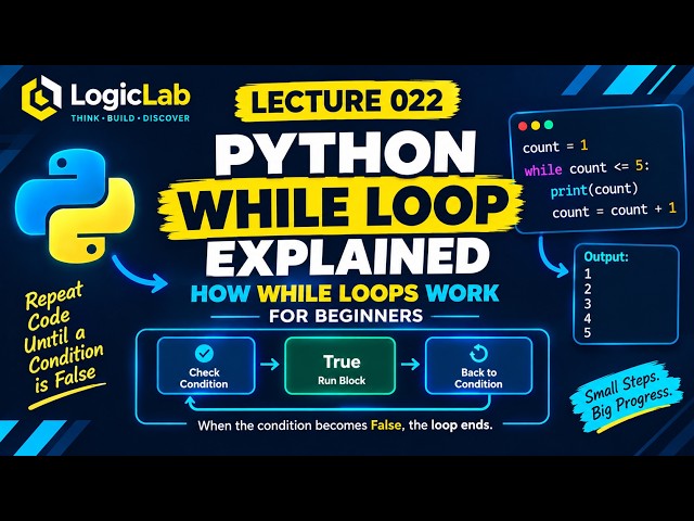 Python while Loop Explained | How while Loops Work for Beginners