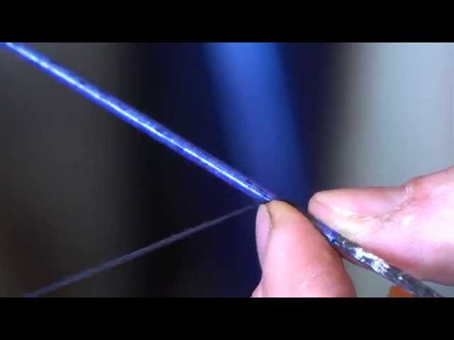 How to serve a bow string