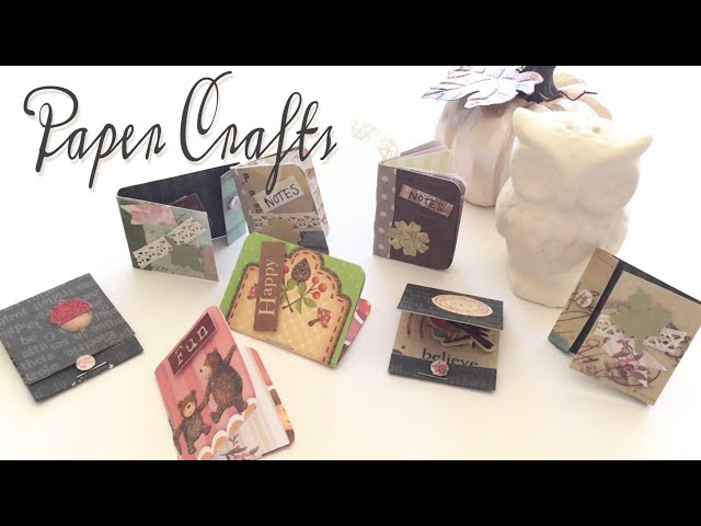 How to make paper embellishments|How to make matchbook embellishments|DIY Paper Craft