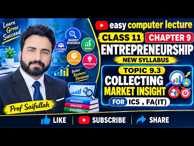 9.3 Collecting Market Insights | Chapter 9 | Class 11 Computer Science New Syllabus | ICS & FA(IT)