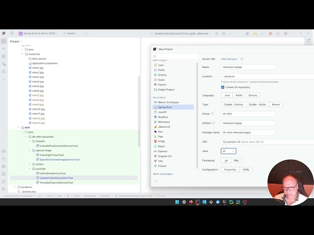 Create new Java Project Based on Spring Boot in IntelliJ