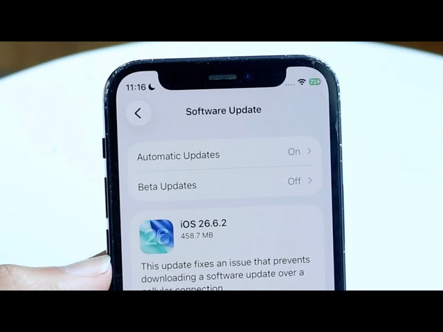 How To FIX iOS 26.6.2 Software Update Failed!