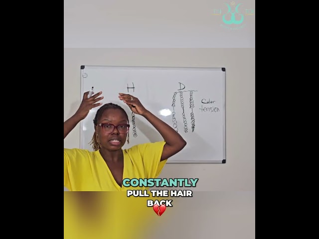 Loc Breakage: Is Your Ponytail Causing Damage? #shorts