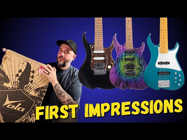 Trying 3 Vola Guitars for the First Time!