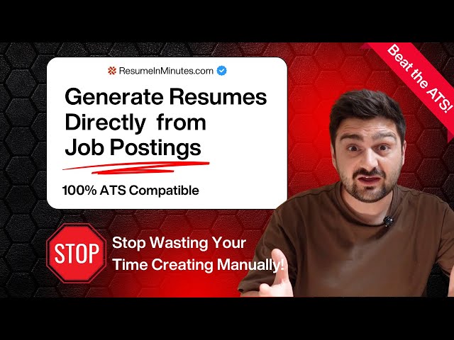 Resume Tips 2026: Get Hired Fast: Generate 100% ATS Resume Directly from Job Postings or Text