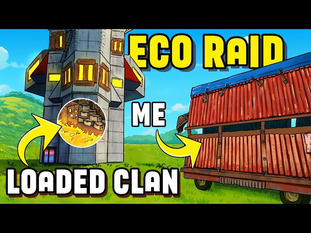 I ECO RAIDED A LOADED CLAN… Then STOLE Their Base! - RUST
