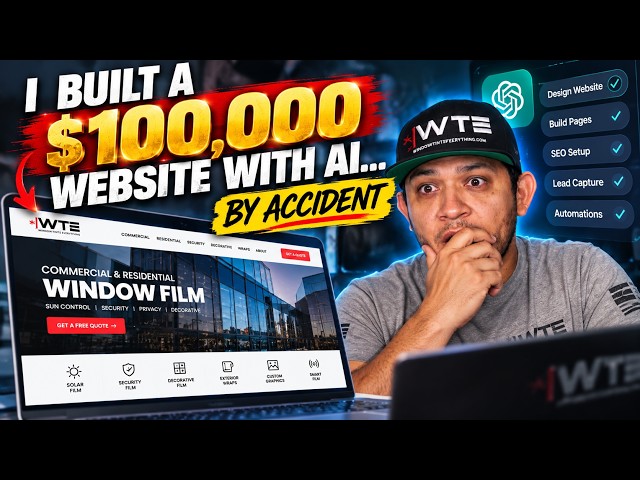 I Built a $100,000 Website With AI… By Accident