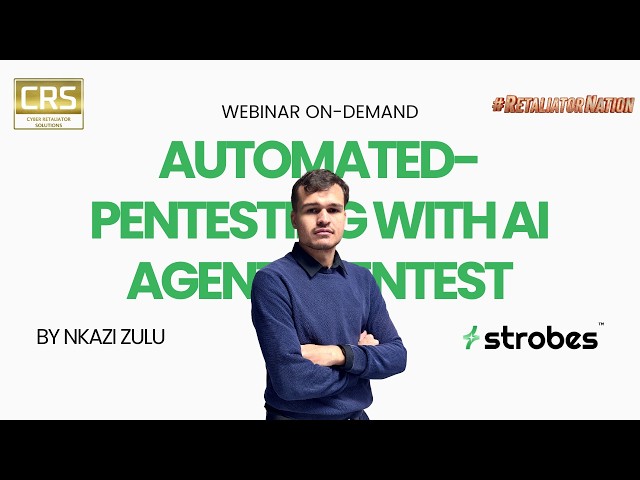 Strobes Security - Automated-Pentesting with AI Agents Pentest