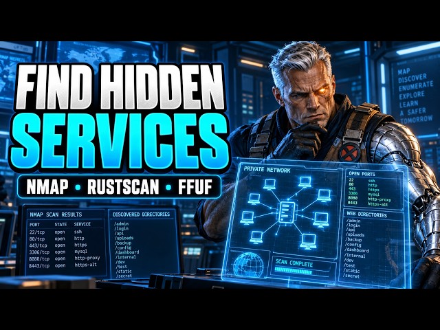 Find Hidden Services & Web Pages | Nmap, RustScan, Gobuster & FFUF Lab
