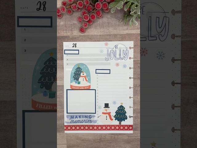 #planmas Day 28 of 31 Days Daily Planning
